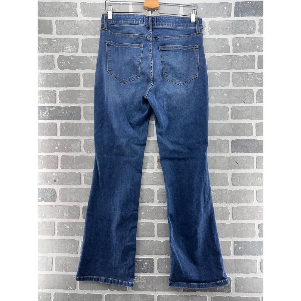 LuLaRoe Womens Blue High Rise Flare Jeans Size 30 Medium Wash Denim L-161367 - Picture 7 of 9